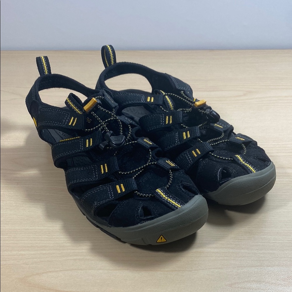 Keen Black and Yellow Women's Sandals